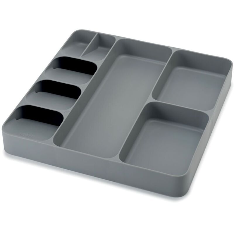 foto del prodotto joseph joseph joseph joseph drawerstore organizer per posate e utensili da cucina, per cassetti, grigio