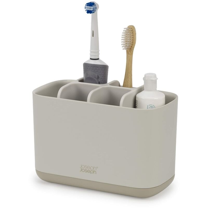 foto del prodotto joseph joseph joseph joseph easystore porta spazzolino e dentifricio, compatibile con spazzolini elettrici e tradizionali, 6 scomparti,