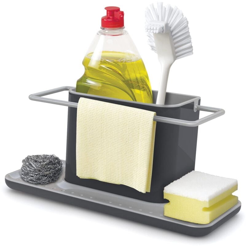 foto del prodotto joseph joseph joseph joseph organizzatore per il lavello della cucina in plastica, grande, grigio scuro