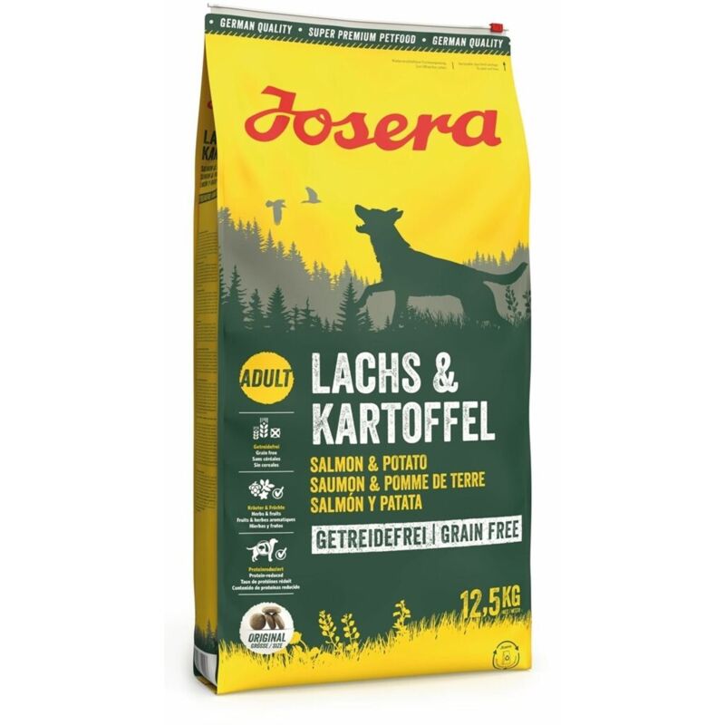 foto del prodotto josera salmone con patate cibo secco per cani 12,5 kg