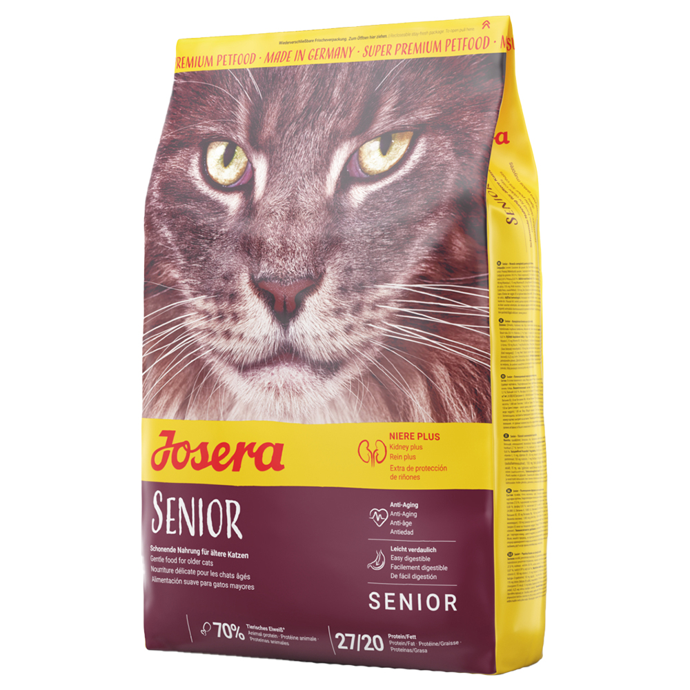 foto del prodotto josera senior crocchette per gatto - set 2 x 2 kg