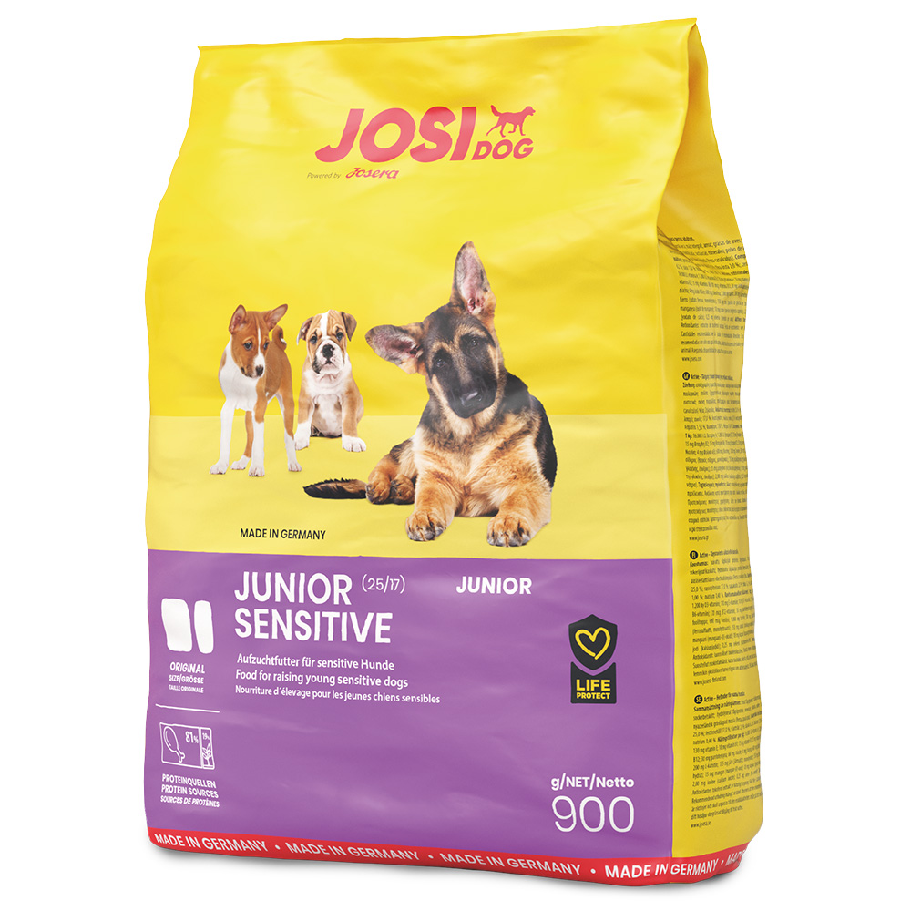 foto del prodotto josidog junior sensitive crocchette cane 900 g