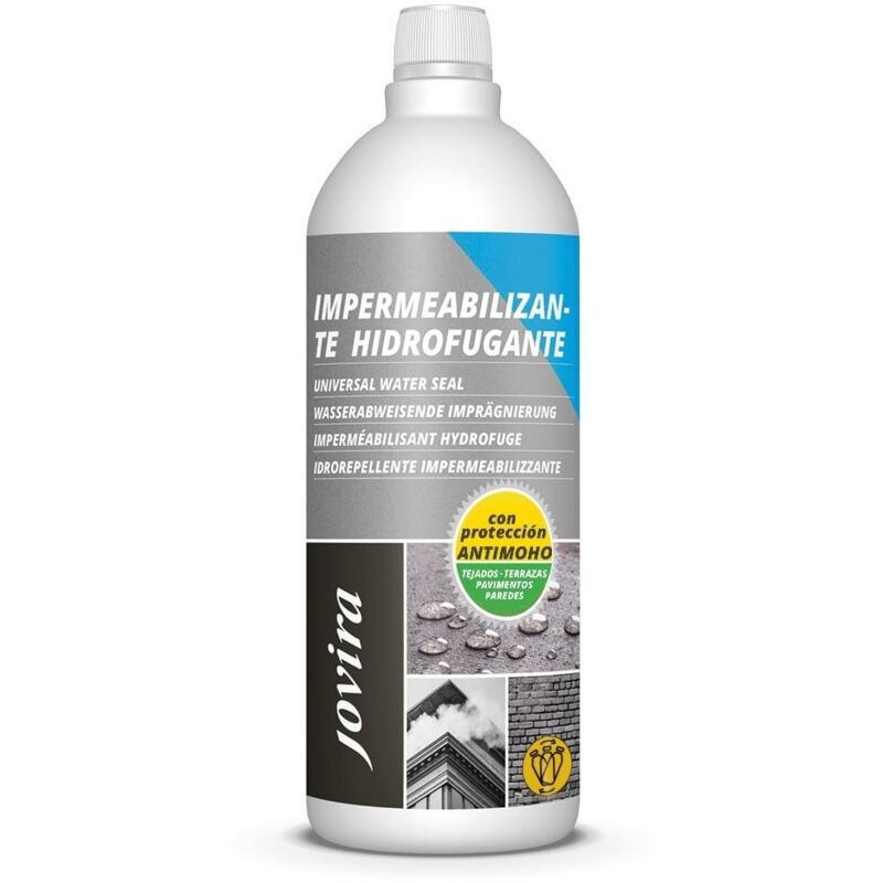 foto del prodotto jovira pinturas impermeabilizzante idrorepellente a. protezione idrorepellente totale per facciate, tetti, terrazze, marciapiedi, pareti, etc. 1