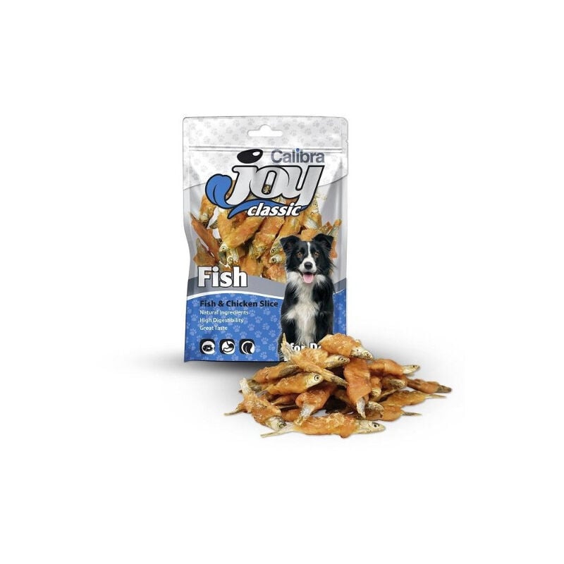 foto del prodotto joy dog classic fless fish chicken 80gr calibra