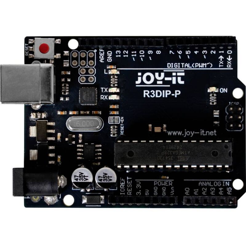 foto del prodotto joy it ardr3dip p microcontrollore arduino r3dip precision uno kompatible 