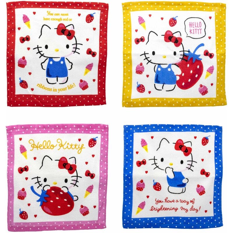 foto del prodotto joy toy 20611 asciugamano magico hello kitty, multicolore, 30 x 30 cm