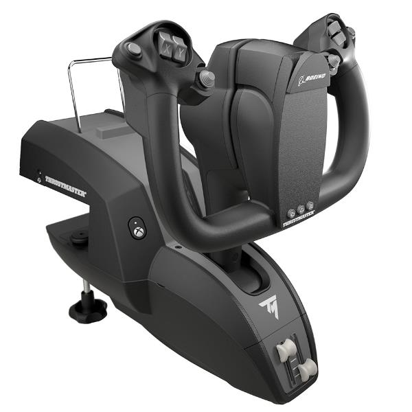 foto del prodotto joystick simulatore volo boeing edition tca yoke pack black e grey 4460209