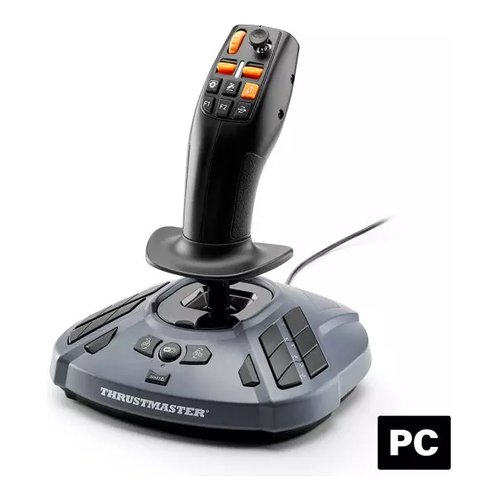 foto del prodotto joystick thrustmaster 2960889 simtask farmstick black e grey black e g