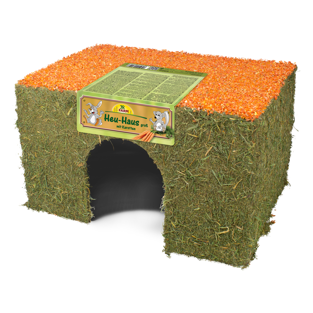 foto del prodotto jr farm casetta in fieno con carote 600 g grande 