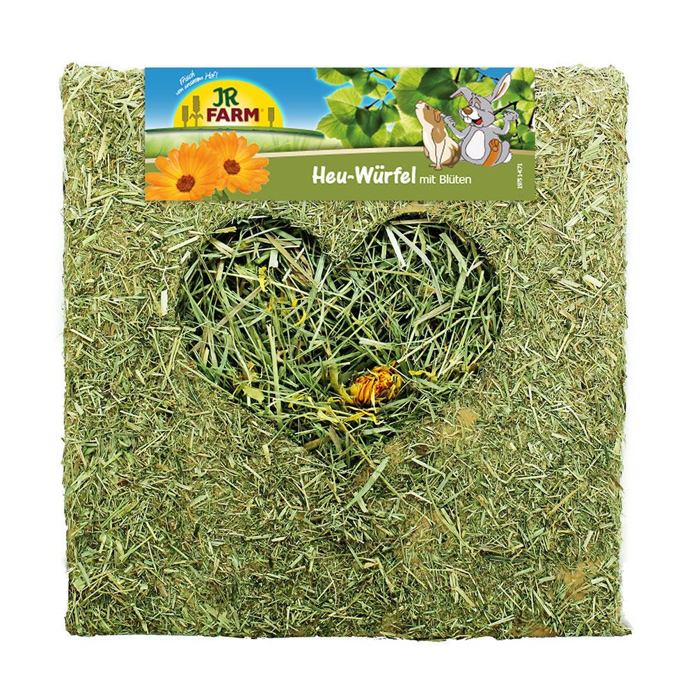 foto del prodotto jr farm cubo di fieno con fiori 450 g