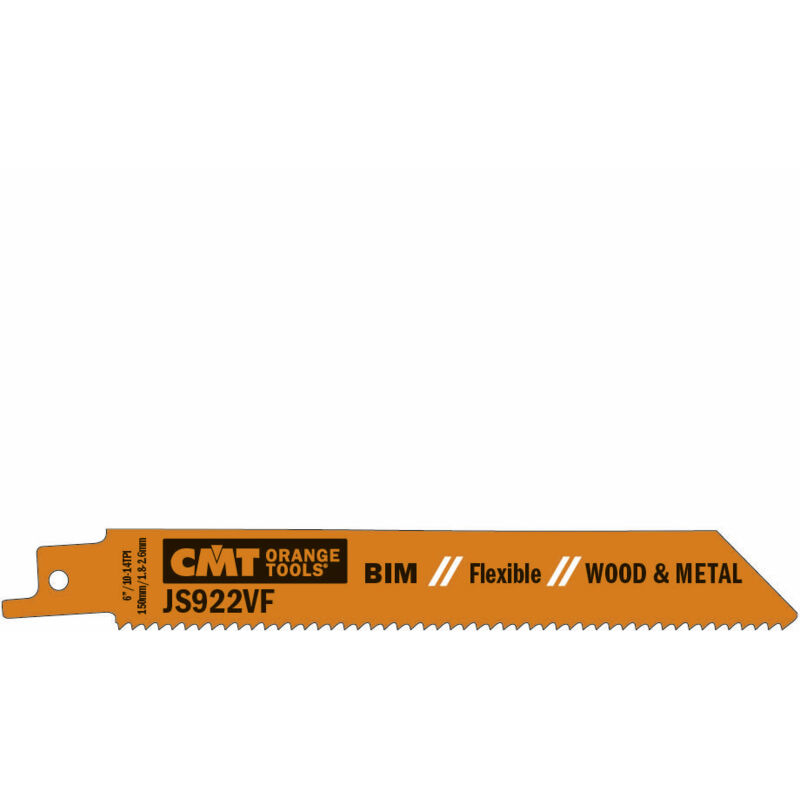immagine 0 del prodotto js922vf 5 5 lame seghetto legno metal bim 150x1.8 2.6x10 14tpi ss m 