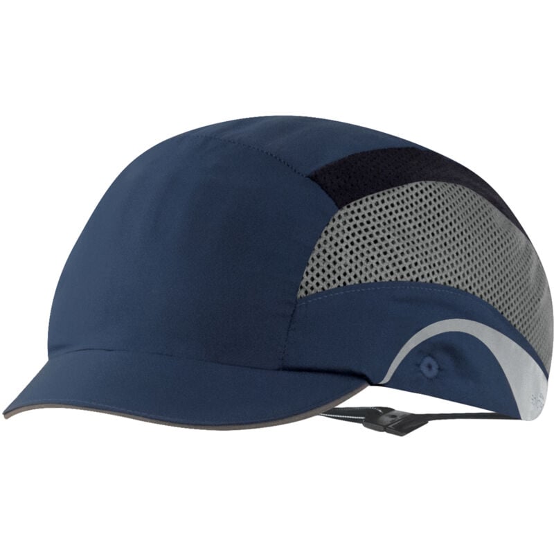 foto del prodotto jsp cappello di sicurezza hardcap aerolite con microvisiera 2,5 cm blu navy