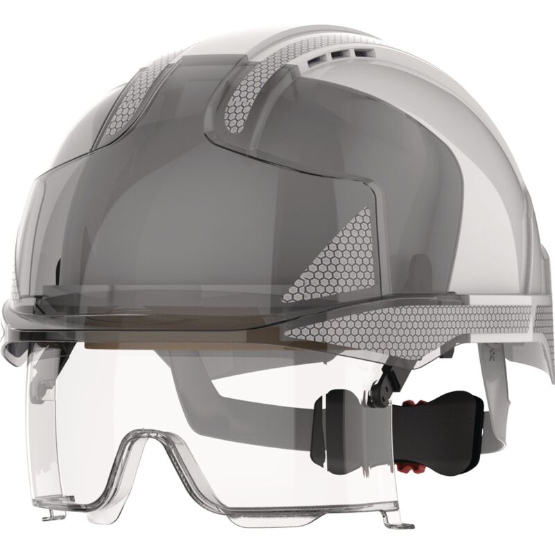 foto del prodotto jsp evo vistalens white fumed abs industrial escalation cuffie in 397. en 50365