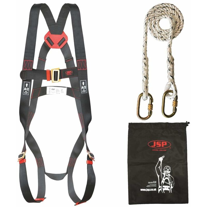 foto del prodotto jsp kit spartan, di trattenuta, imbracatura 1 punto cordino far1101 