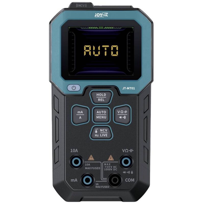 foto del prodotto jt mt01 multimetro portatile digitale joy it