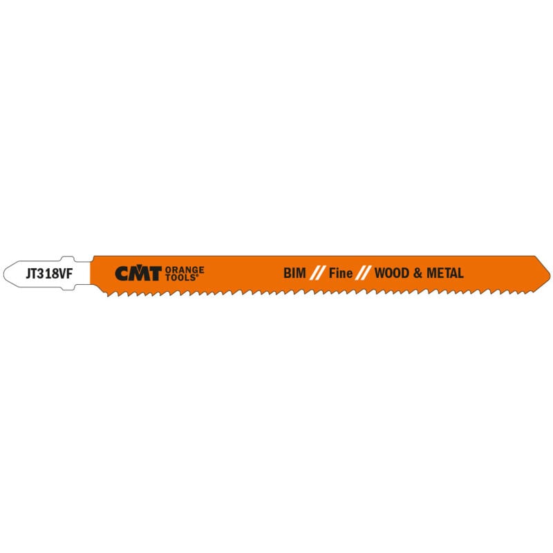 foto del prodotto jt318vf 5 5 lame seghetto legno metal bim 132x1.7 2.6x10 15tpi fine 