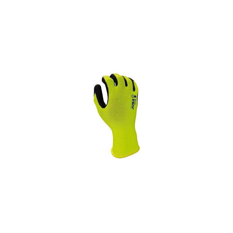 foto del prodotto juba dorso in eco nit foam alta visibilit taglia 7 nero giallo fluo