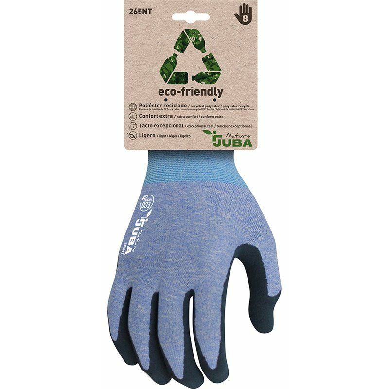 foto del prodotto juba guanti da lavoro poliestere spandex fralatn taglia 9 fralatn palma latte fralatn blu