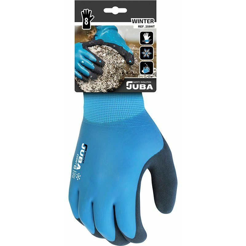 foto del prodotto juba guanto da lavoro a freddo in poliestere nylon nitrile taglia 9
