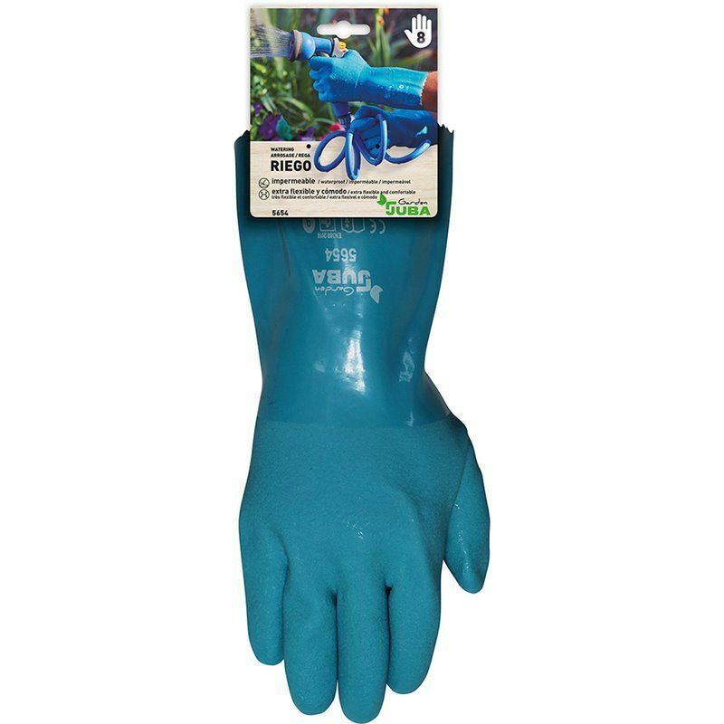 foto del prodotto juba guanto per irrigazione da giardino in pvc lunghezza avambraccio taglia 7