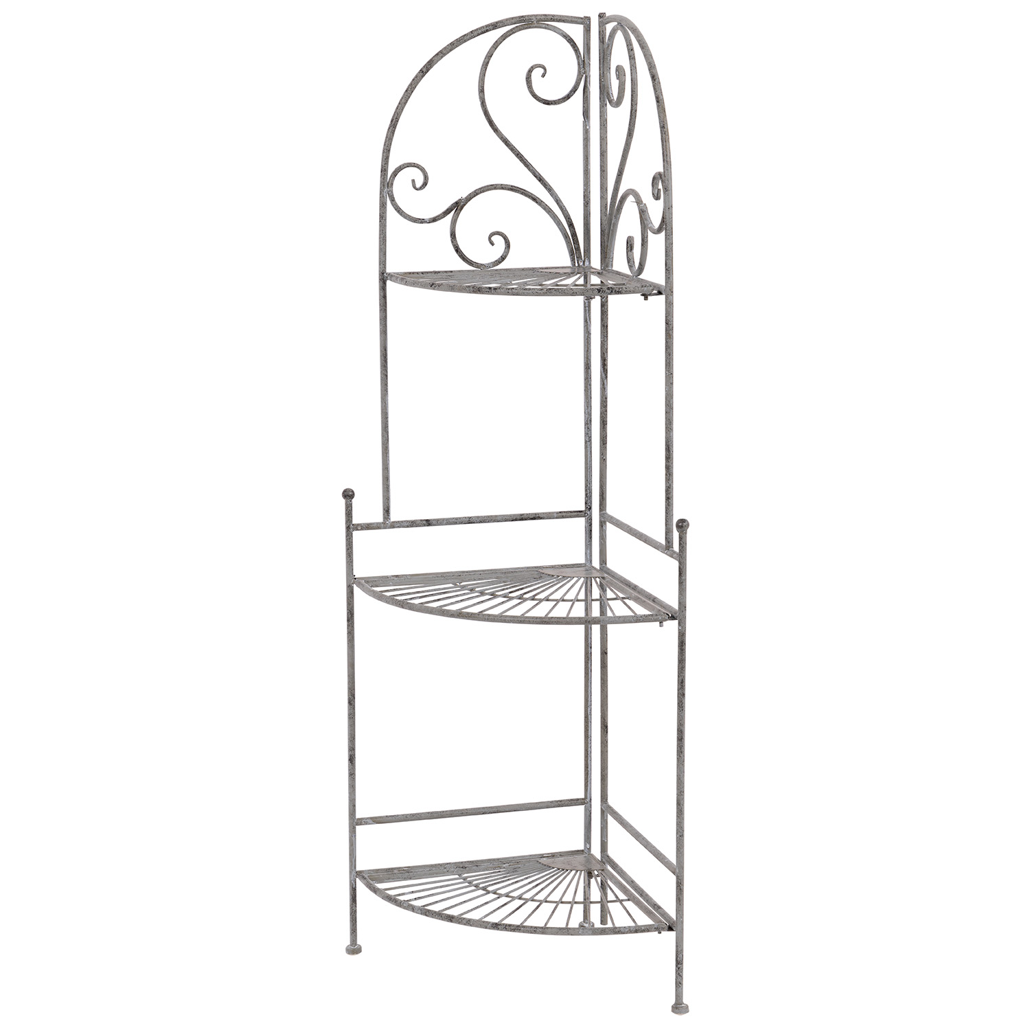 foto del prodotto jude - scaffale in metallo anticato - 49x36x122 cm