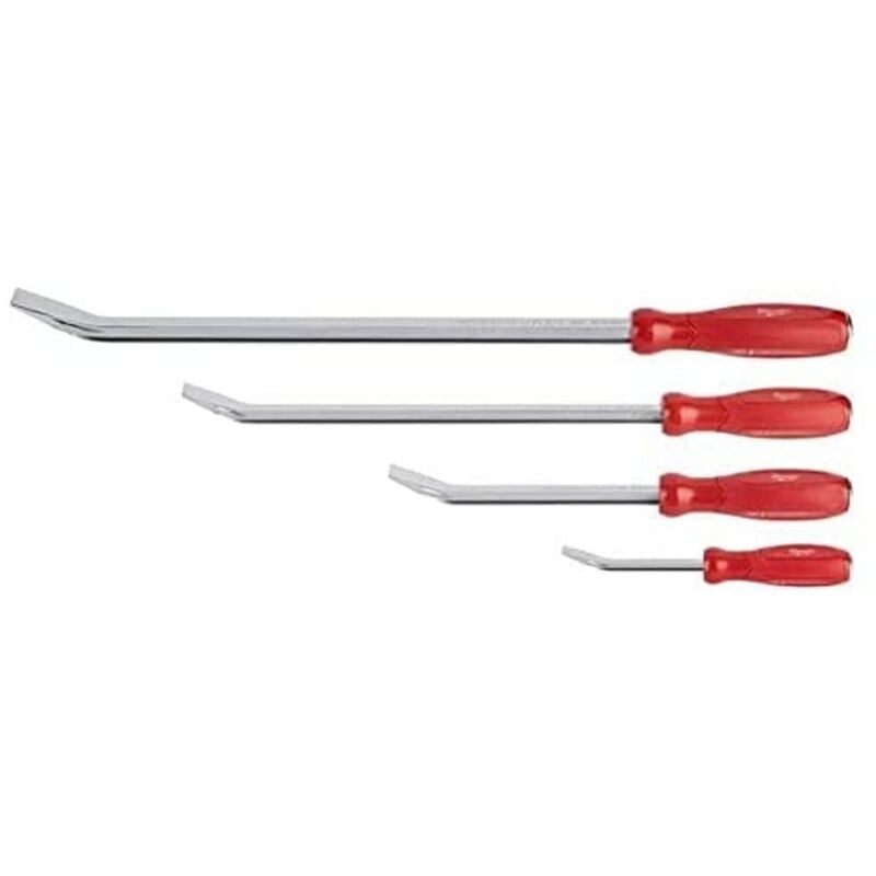 foto del prodotto juego de 4 palancas de 200, 300, 450 y 610mm 4pc pry bar set 4pc pry bar set. 8 inch, 12 inch, 18 inch, 24 inch