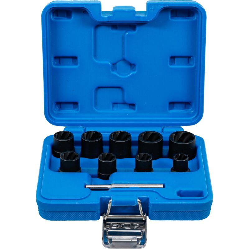 foto del prodotto juego de llaves de vaso de perfil en espiral extractores de tornillos entrada 10 mm 3 8 10 19 mm 10 piezas