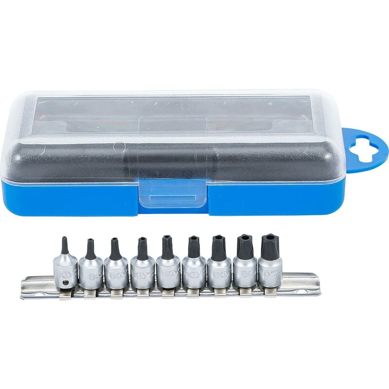 foto del prodotto juego de puntas de vaso entrada 6,3 mm 1 4 t star para torx plus con perforaci n 9 piezas