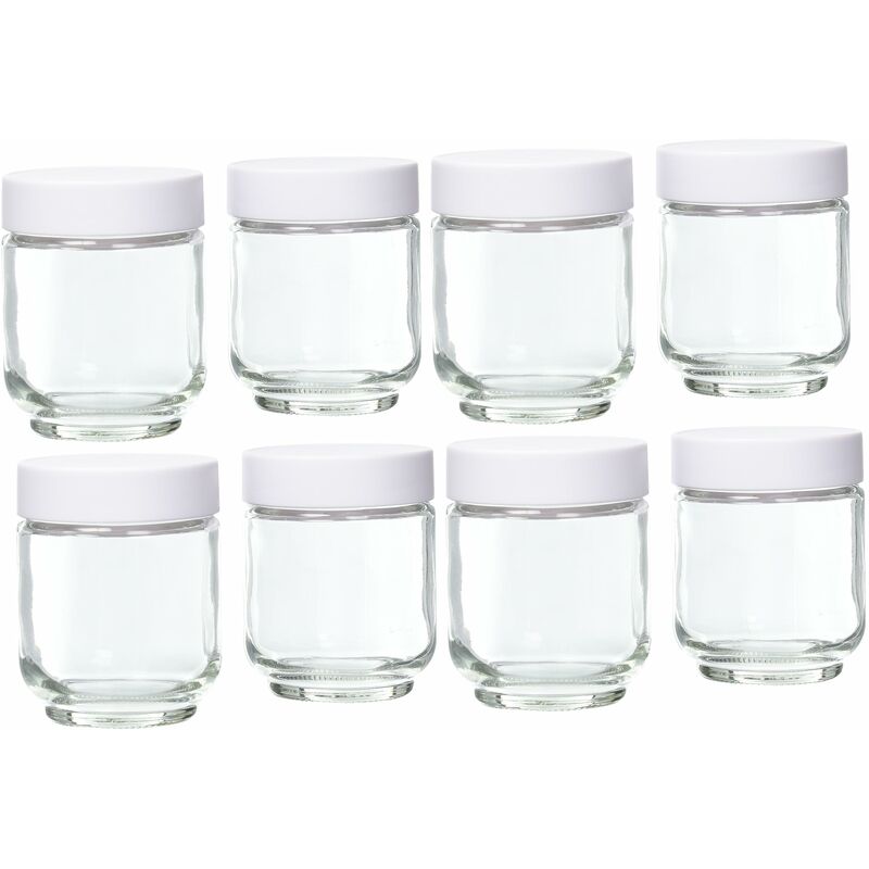 foto del prodotto juego de vasos de repuesto para yogurtera jg 8, vaso jg 8 rommelsbacher