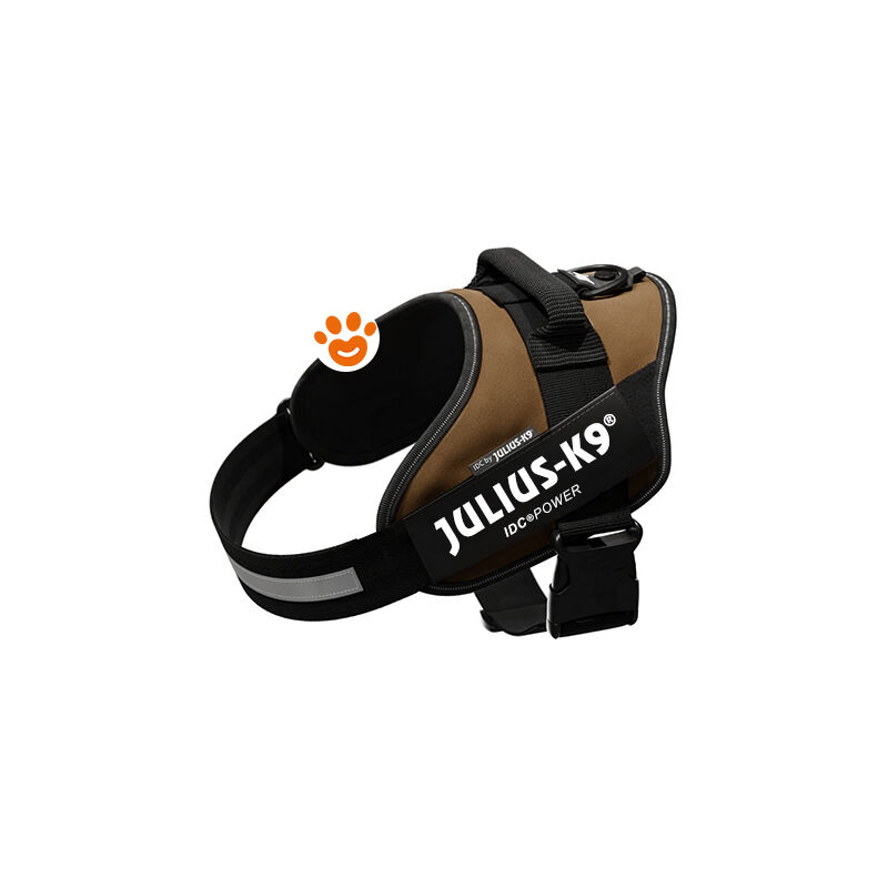 foto del prodotto julius k9 pettorina idc powerharness ita pettorina idc powerharness ita marrone, xxxs baby 1 29 36cm 