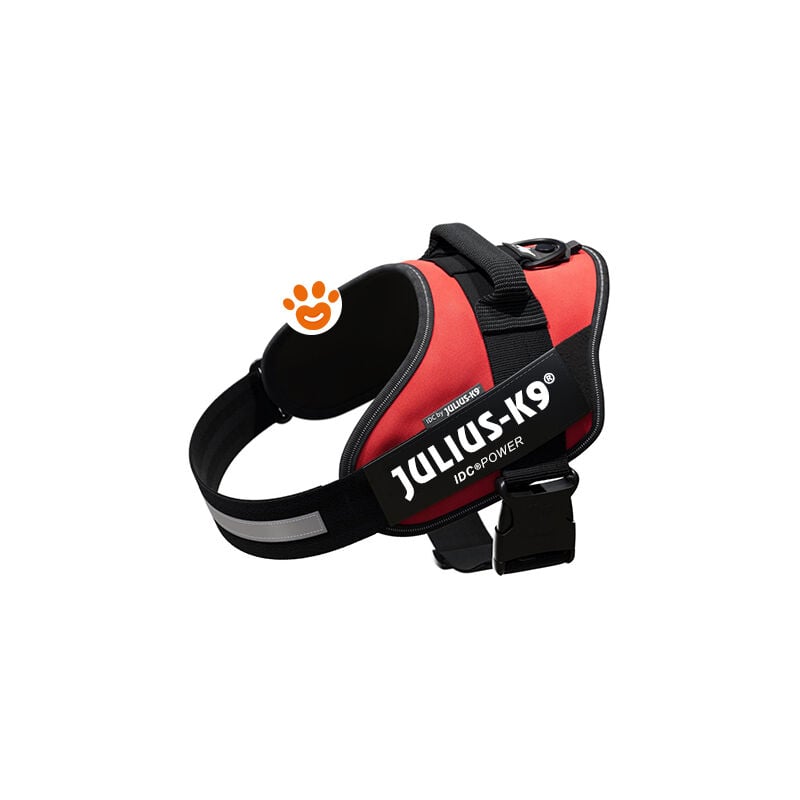 foto del prodotto julius k9 pettorina idc powerharness ita pettorina idc powerharness ita rosso, l taglia 1 63 85cm 