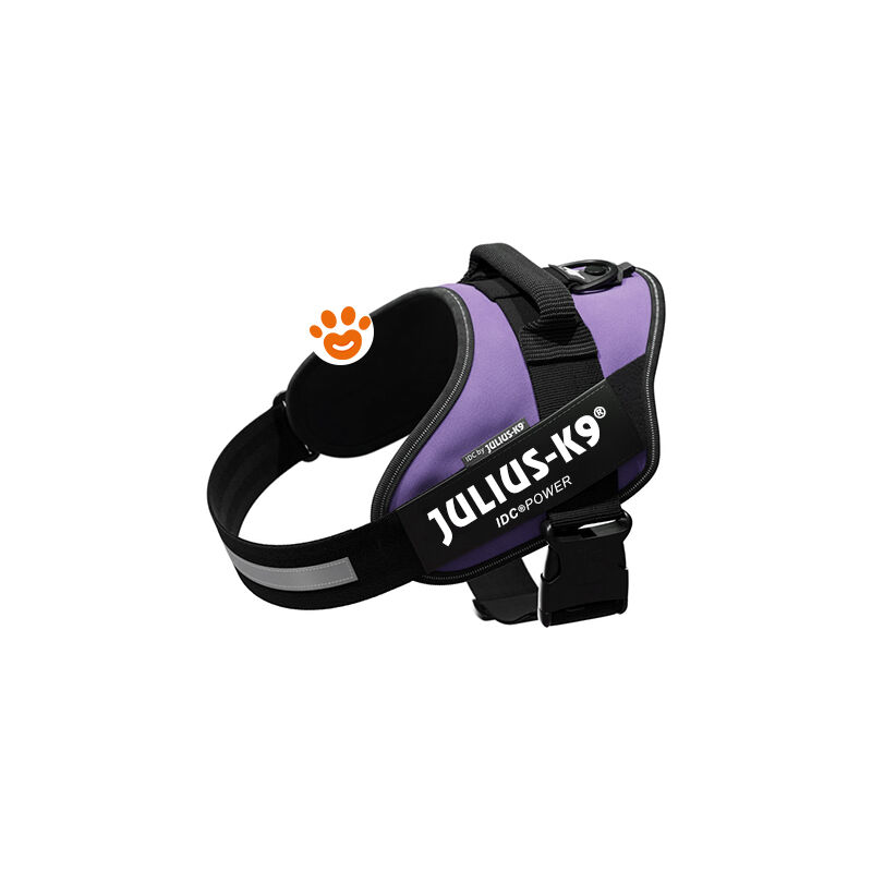 foto del prodotto julius k9 pettorina idc powerharness ita pettorina idc powerharness ita viola, xxl taglia 3 82 115cm 