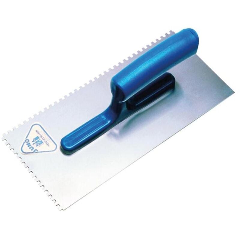 foto del prodotto jung frattazzo manico in plastica dentatura 8 x 8 mm 275 g pro