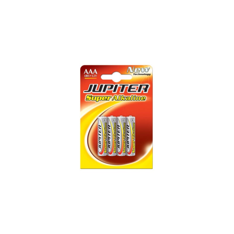 foto del prodotto jupiter false pile pila alc. lr03. blister 4 pezzi 318995 , nero, standard