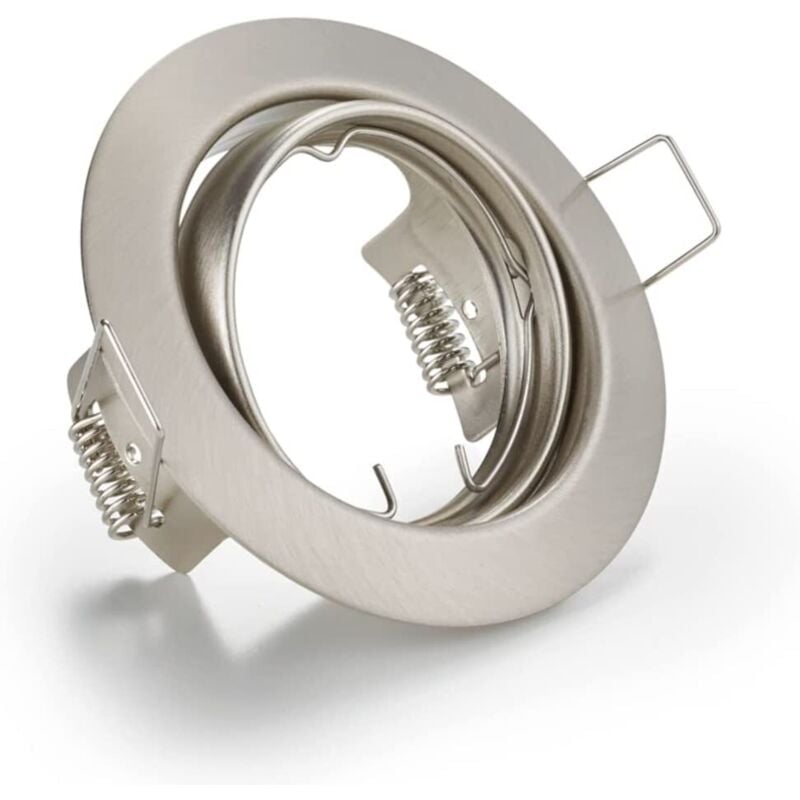 foto del prodotto jura faretto da incasso rotondo orientabile acciaio diam. 8,3cm 650100107