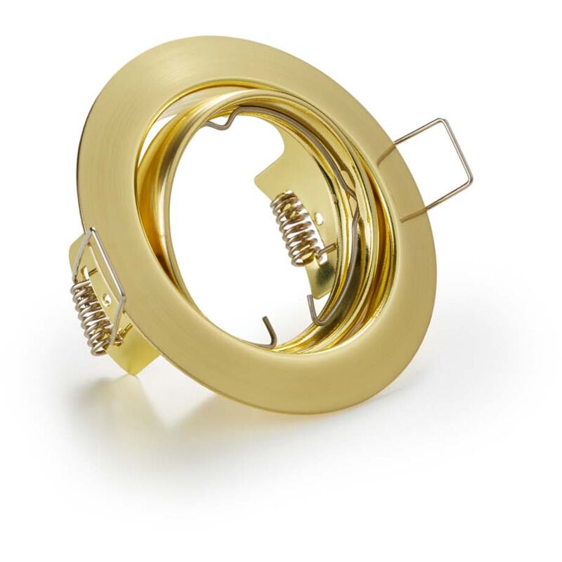foto del prodotto jura faretto da incasso rotondo orientabile oro diam. 8,3cm