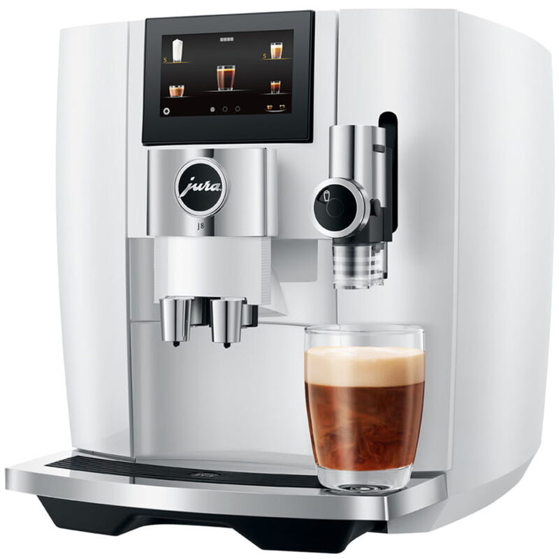 foto del prodotto jura macchina del caff j8 piano white