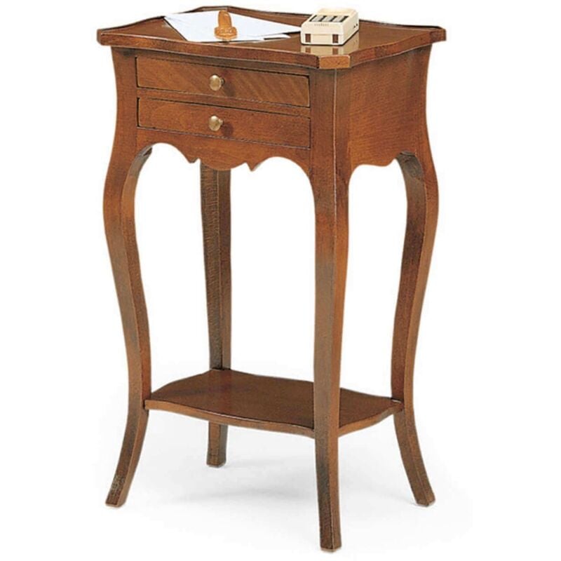 foto del prodotto justin mobile portatelefono in legno massello cm 44 x 32 x 71 h