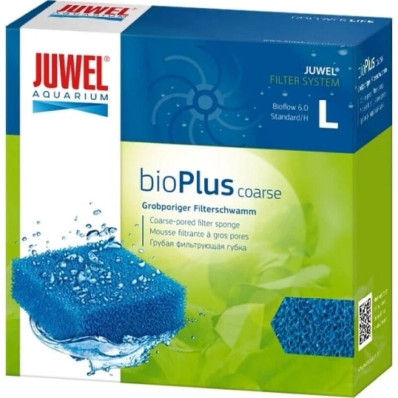 foto del prodotto juwel bioplus coarse ricambio spugna grossa per filtri bioflow 3.0 bioflow super compact h 1pz modello l