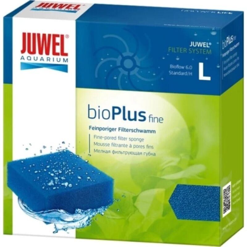 foto del prodotto juwel bioplus fine ricambio spugna fine per filtri bioflow 3.0 bioflow super bioflow mini compact h 1pz modello l