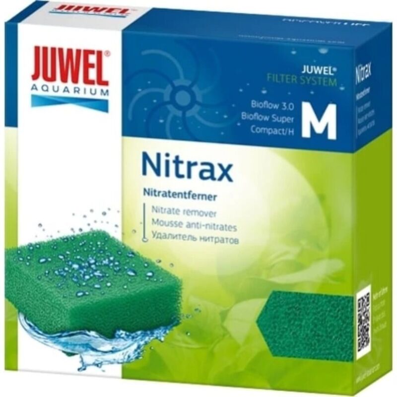 foto del prodotto juwel nitrax ricambio spugna antinitrati per filtri bioflow 3.0 bioflow super compact h 1pz modello m