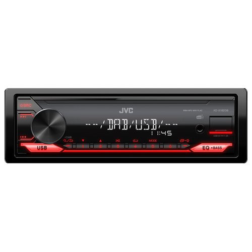 foto del prodotto jvc kd x182db ricevitore multimediale per auto nero 200 w bluetooth