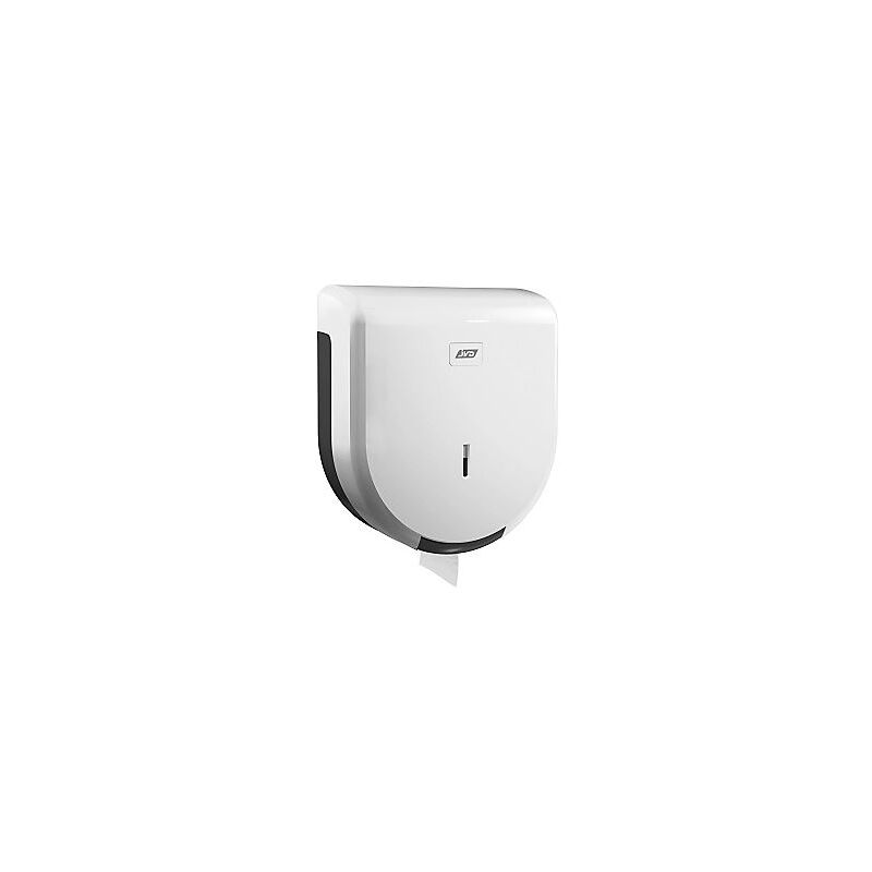 foto del prodotto jvd - distributore di carta igienica maxi jumbo m45 crystal hygiene in abs bianco - mdph400a