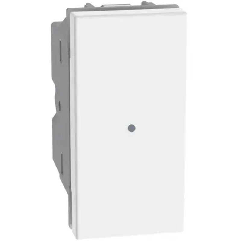 foto del prodotto jw4055 matixgo pulsante unipolare assiale bianco no 10a bticino