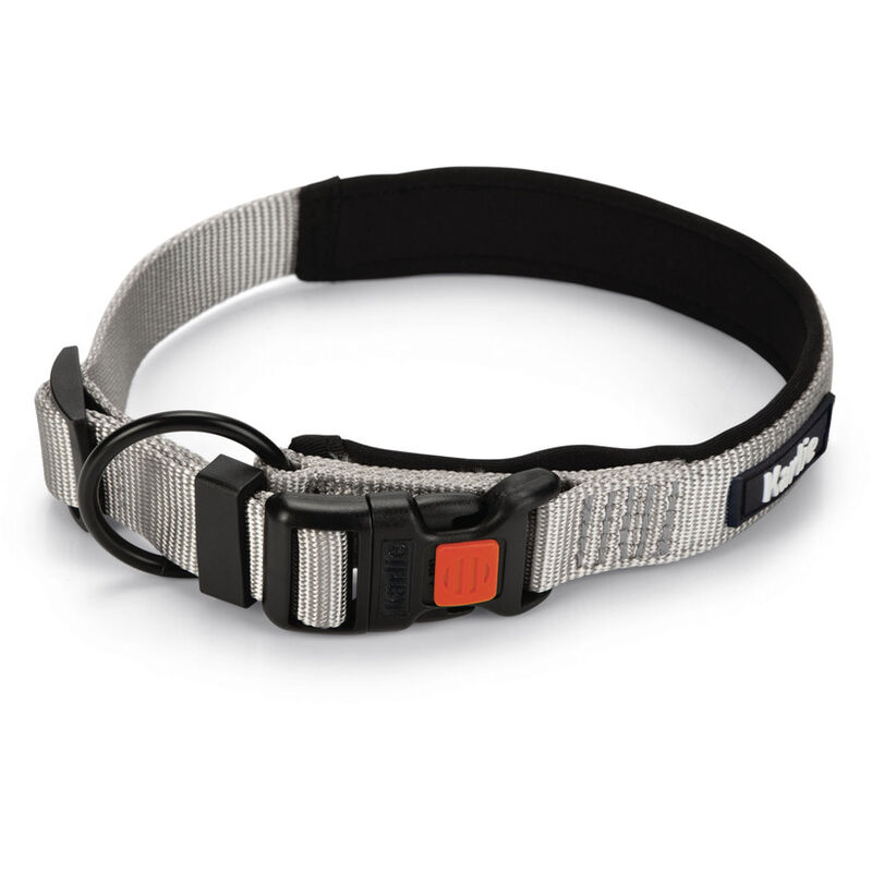 foto del prodotto k art sportiv premium collar, 50-55 cm x 25 mm grigio
