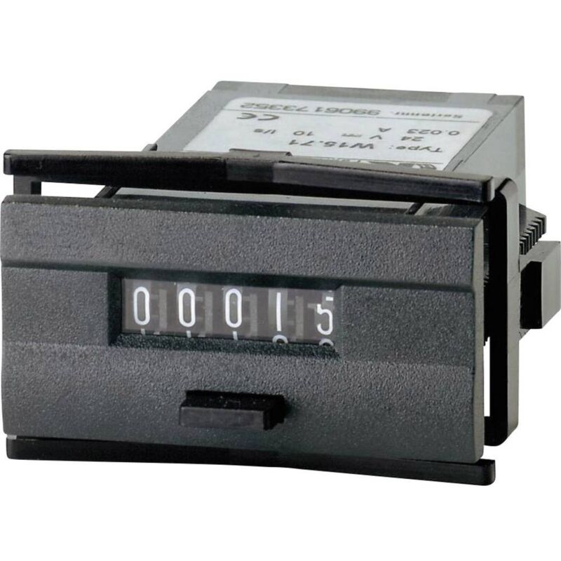 foto del prodotto k bler automation 1.150.510.013.550 w 15.51 24 v dc contatore di impulsi mini tipo w 15.51, azzerabile 