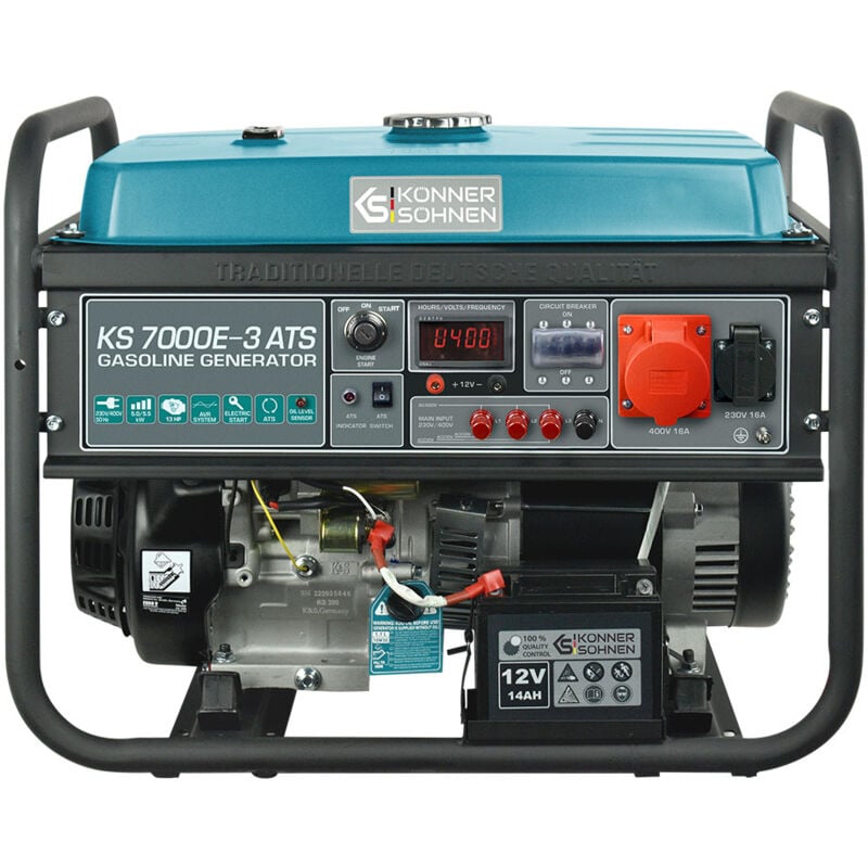 foto del prodotto k nner s hnen g n rateur essence 5500 w 400v ks 7000e 3 ats manuale elettrico automatico
