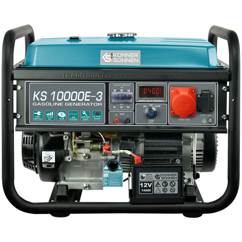 foto del prodotto k nner s hnen g n rateur essence 8000 w ks 10000e 3 per utenze trifase 400v