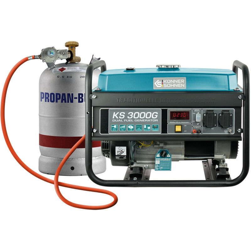 foto del prodotto k nner s hnen g n rateur essence gaz 3000 w ks 3000g avr dual fuel