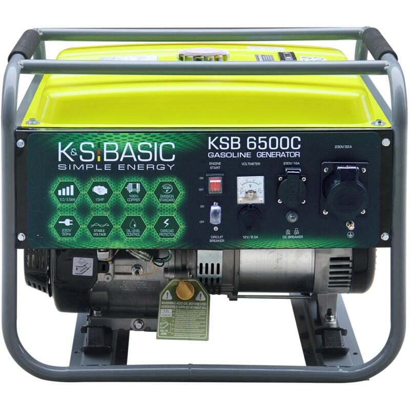 foto del prodotto k nner s hnen generatore a benzina k s basic 5500 w 15 cv ksb 6500c